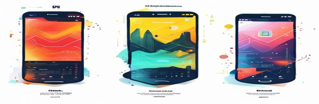 jm下载支持的四大平台示意图，左起Android手机、iPhone、Windows电脑、Mac笔记本，焦橙主题风格展示多端兼容